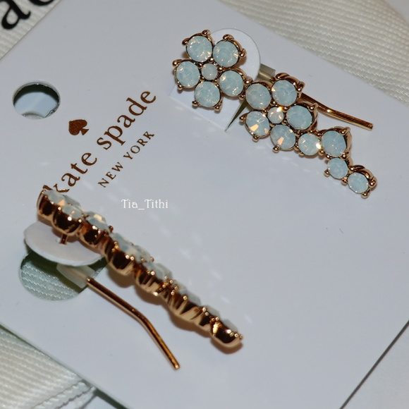 kate spade Jewelry - Kate Spade Flower Ear Pins/Earrings